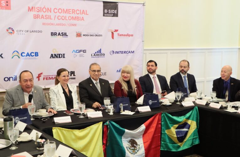 Refuerza Tamaulipas lazos comerciales con Brasil y Colombia