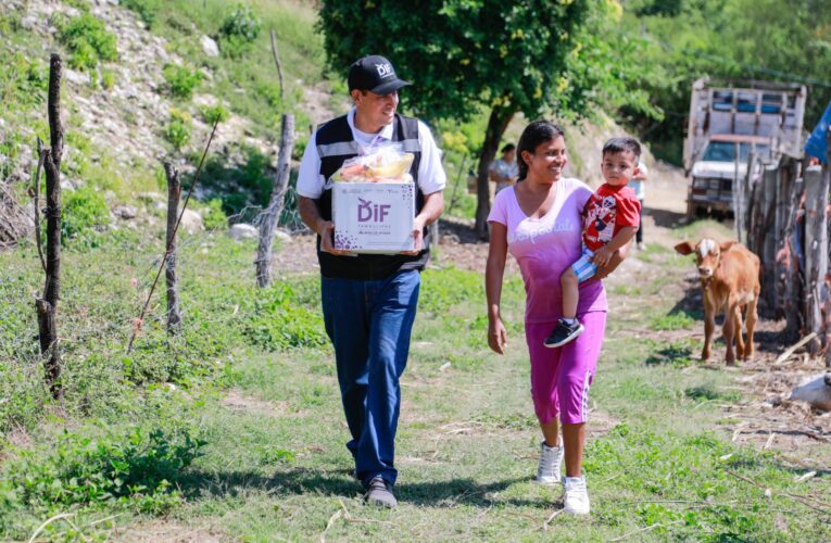 Entrega DIF Tamaulipas más de 67 mil dotaciones alimentarias en todo el estado