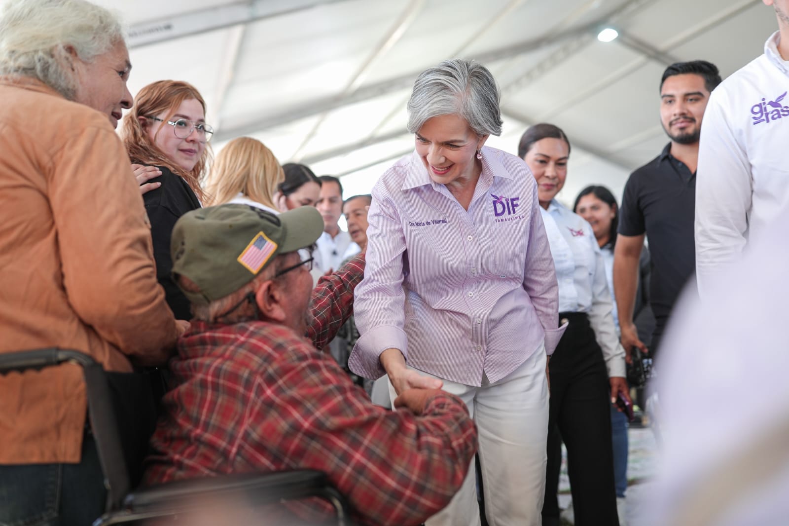 María de Villarreal, presidenta del Sistema DIF