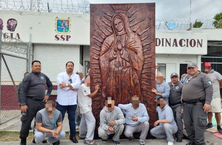 Elaboran PPLs imagen monumental de la Virgen de Guadalupe