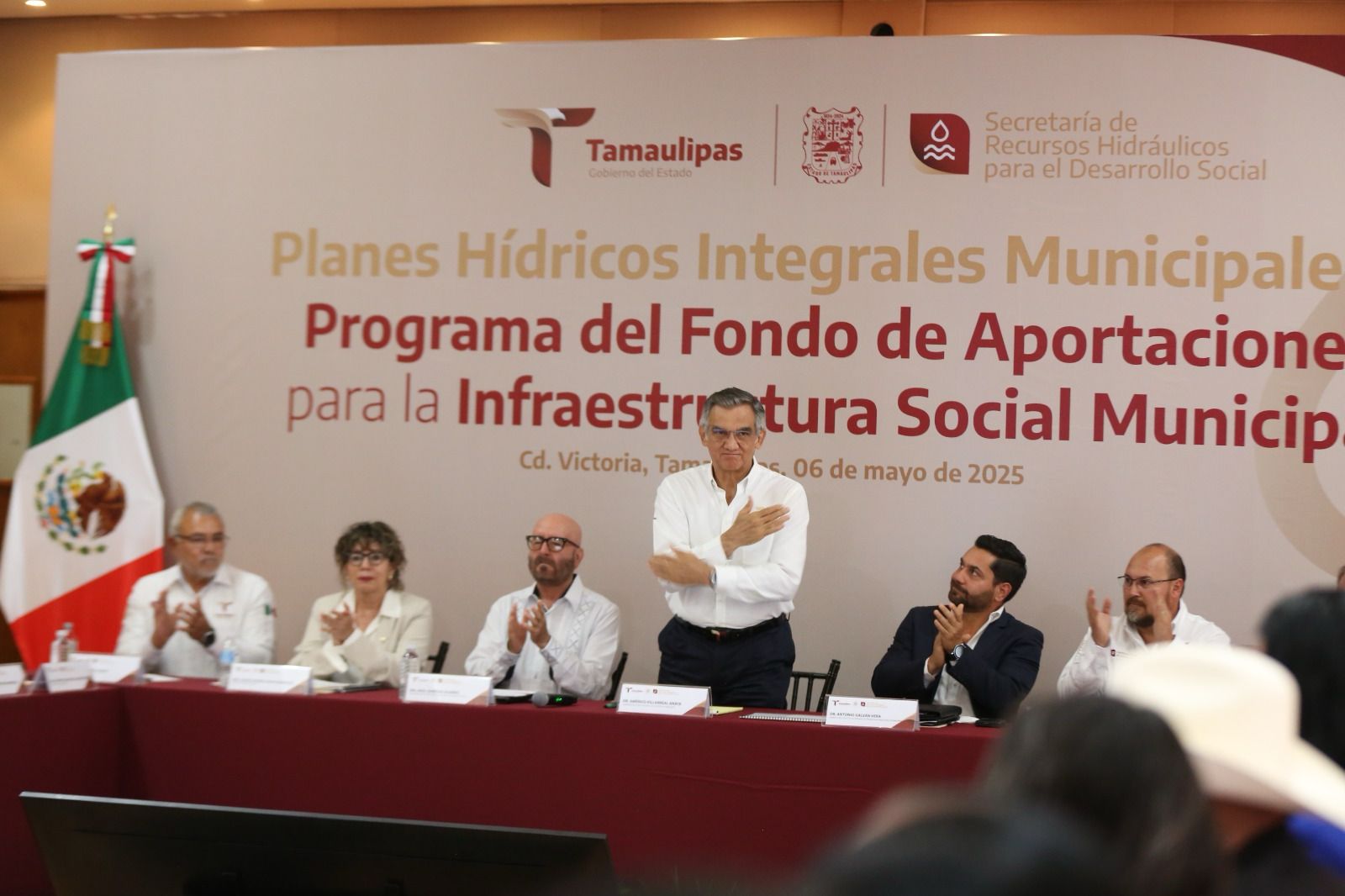 Reunión de trabajo con alcaldes y alcaldesas de todo el estado, para evaluar el estatus de los Planes Hídricos Integrales Municipales