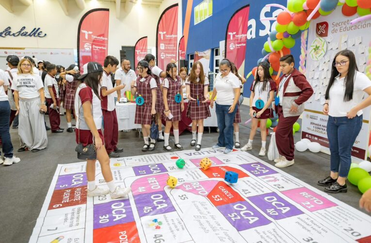 Éxito en Tamaulipas la Jornada Nacional por la Paz y Contra las Adicciones “En la Escuela se hace comunidad”