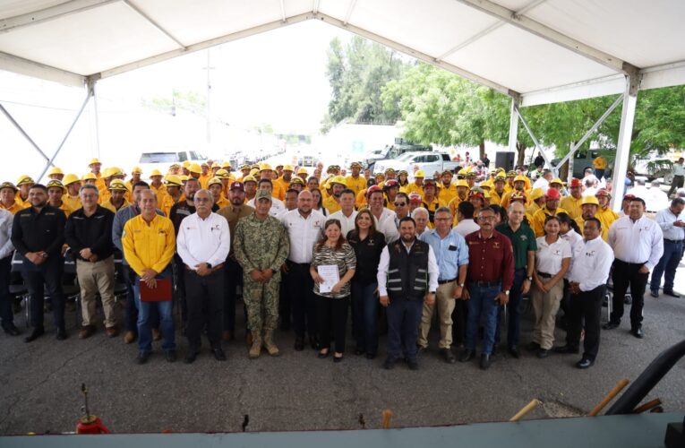 Reconoce Gobierno de Tamaulipas labor de brigadistas forestales en el Día Nacional del Combate de Incendios Forestales