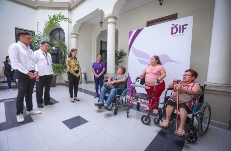 Entrega DIF Tamaulipas apoyos funcionales a través de la Ruta de la Esperanza en 26 municipios