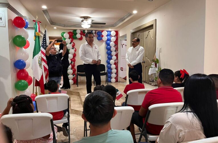Entrega Instituto Tamaulipeco para los Migrantes 150 actas de doble nacionalidad a niñas, niños y adolescentes en Nuevo Laredo