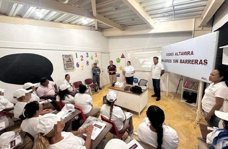 Capacita CEDES Altamira a mujeres en talleres de cultivo de plantas aromáticas