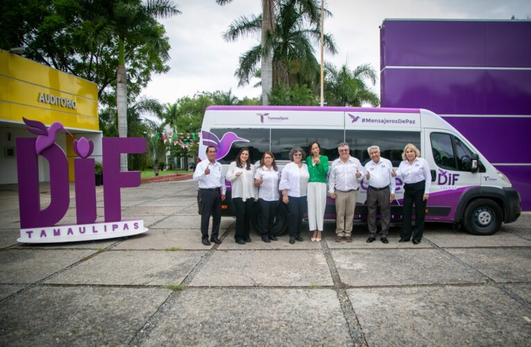 Fortalece DIF Tamaulipas red de transporte adaptado en los 43 municipios