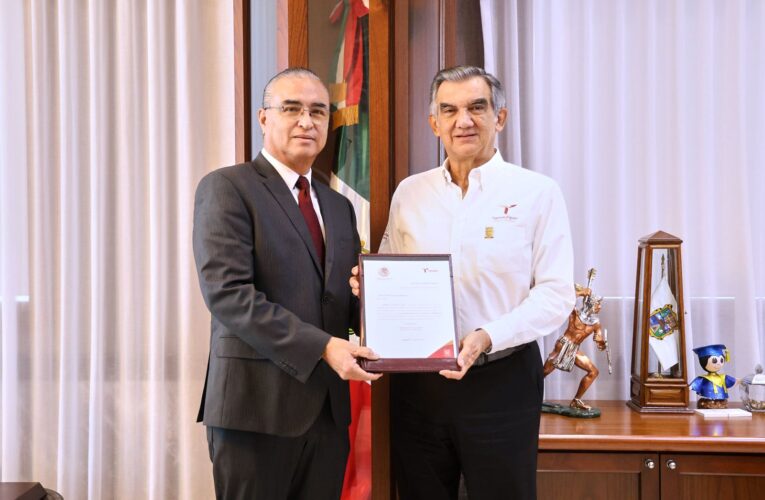 Nombra Américo Villarreal Anaya a Marco Antonio García Barrientos como nuevo consejero jurídico de la Oficina del Gobernador