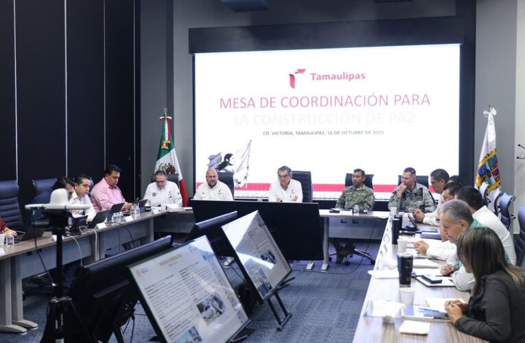 Instruye Américo Villarreal a mantener vigilancia permanente en zona conurbada ante crecida del Pánuco