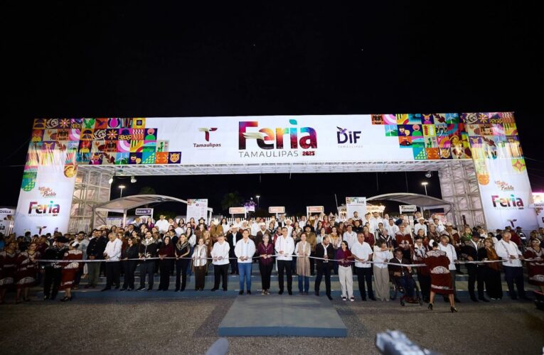 Inaugura Américo Villarreal la Feria Tamaulipas 2025, una fiesta de unidad y tradición