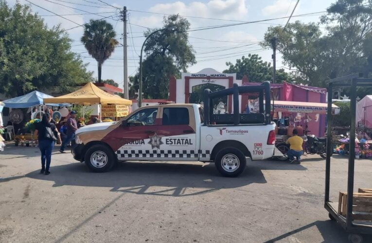 Despliega SSPT operativo de seguridad por Día de Muertos en Tamaulipas