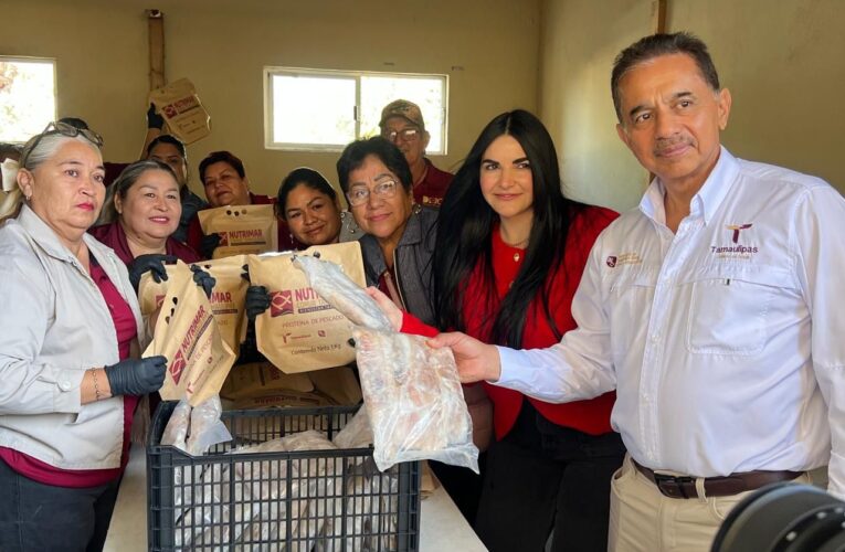 Promueve Tamaulipas consumo de productos del mar en comunidades vulnerables