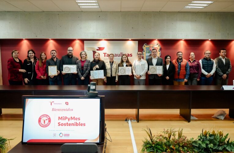 Reconocen a empresas tamaulipecas galardonadas con distintivo “México Muy Mexicano”