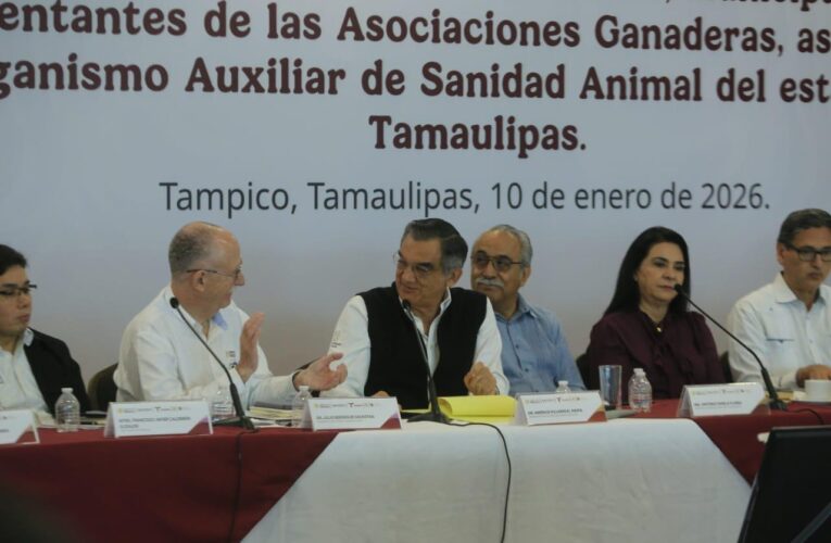 Tamaulipas refuerza acciones contra el gusano barrenador; no se cerrará comercialización del ganado: Berdegué Sacristán