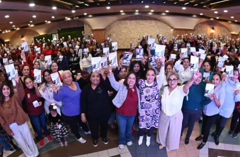 En Nuevo Laredo, senadora Olga Sosa sostiene encuentro con las Mujeres Tejedoras de la Patria