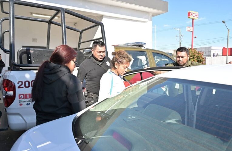 Localizan y Resguardan a Mujer que Alteraba el Orden Público para que Continúe su Tratamiento Médico Especializado