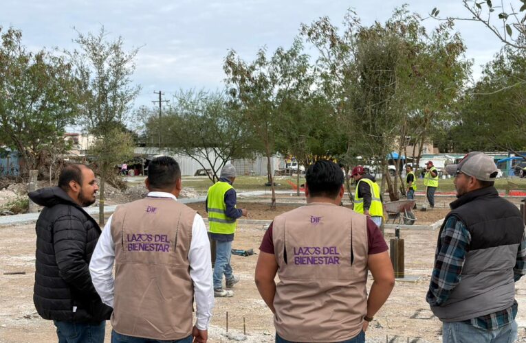 Impulsa DIF Tamaulipas construcción de parques comunitarios diseñados por las y los tamaulipecos