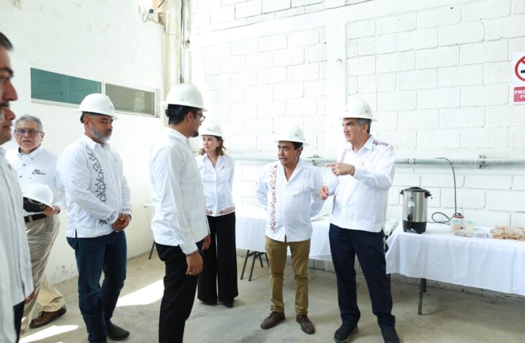 *Gobernador constata avance de planta de combustibles alternativos en Altamira*