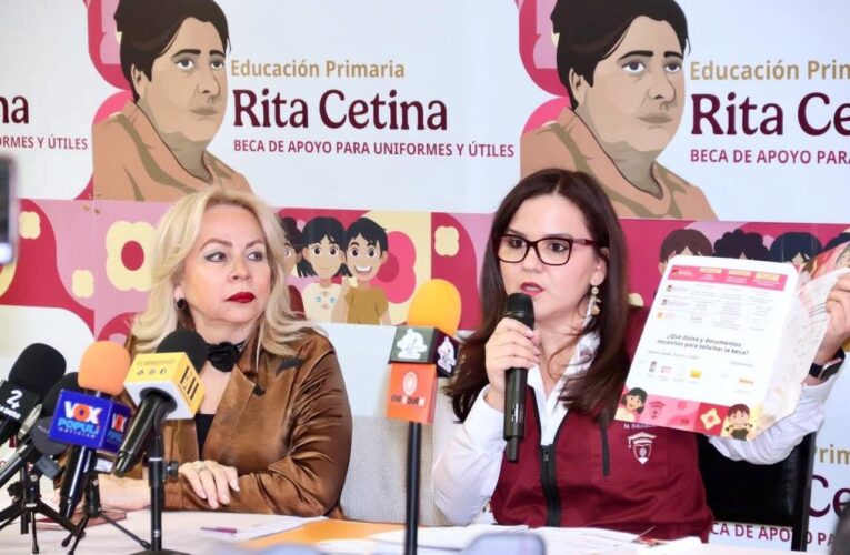 Garantizan acceso universal a la Beca Rita Cetina con módulos de inscripción en escuelas de Tamaulipas