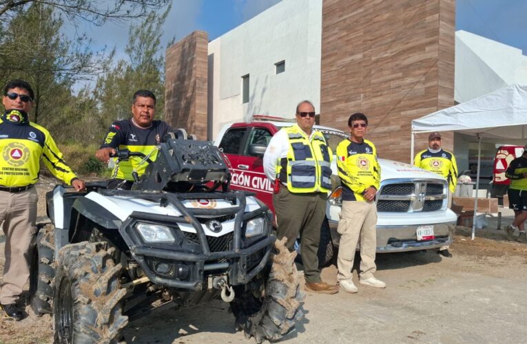 Refuerza Protección Civil Tamaulipas operativo de atención y seguridad en Playa Miramar durante periodo vacacional
