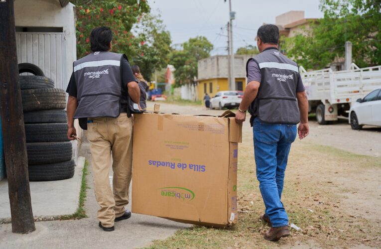 Casa por casa, lleva DIF Tamaulipas apoyo y bienestar a familias de la zona conurbada