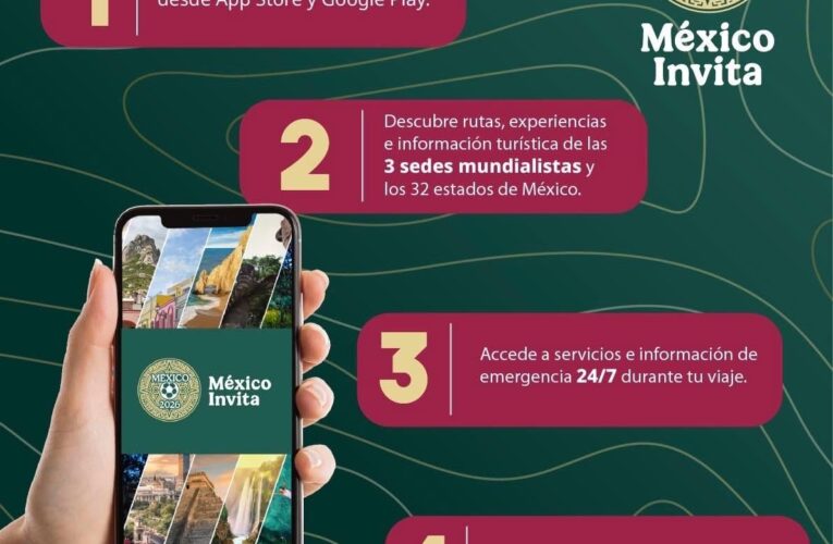 Presentan app “México Invita” para turistas en el Mundial