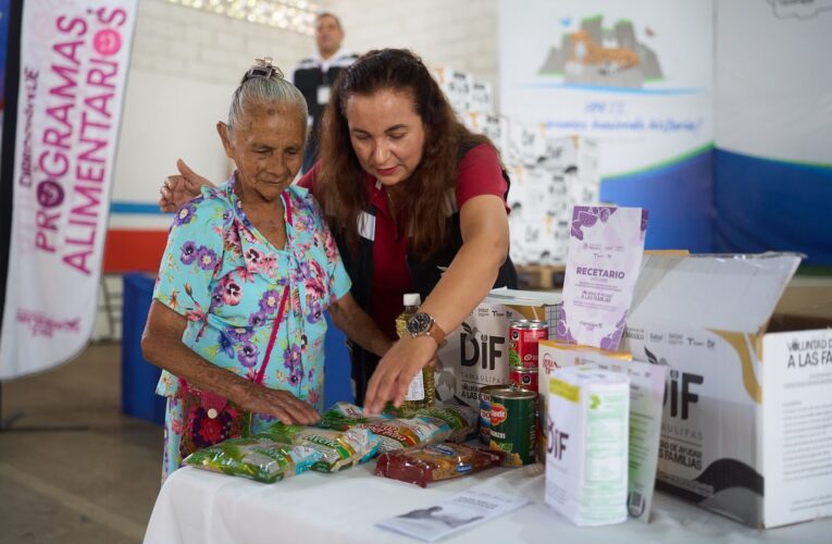 Beneficia DIF Tamaulipas a más de 63 mil personas con apoyos alimentarios