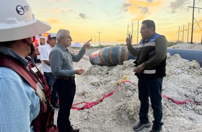 Trabajan para restablecer el suministro de agua potable en Ciudad Victoria