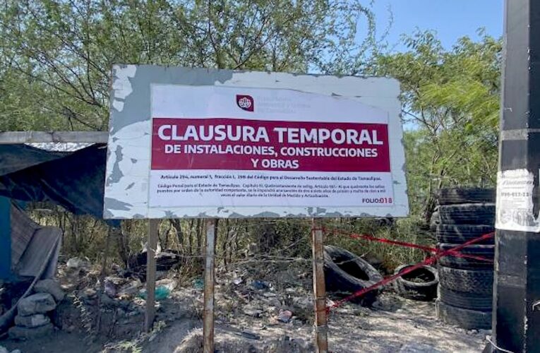 Clausuran y aseguran predio con llantas en desuso en Reynosa