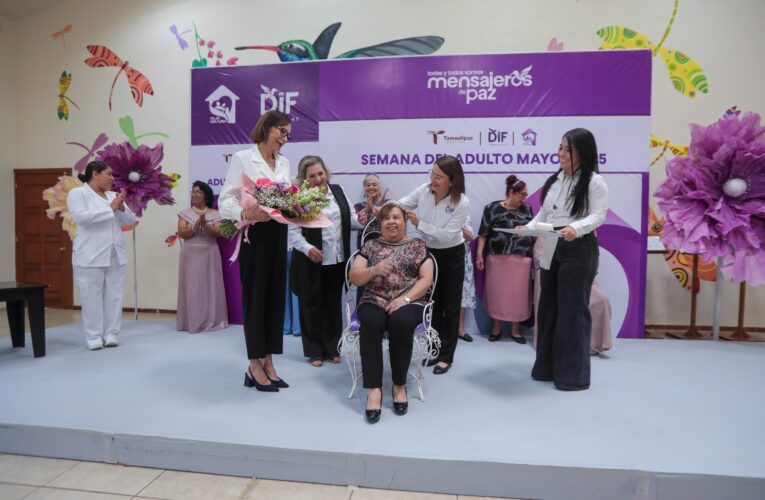 Prepara DIF Tamaulipas actividades para conmemorar el mes de las personas adultas mayores