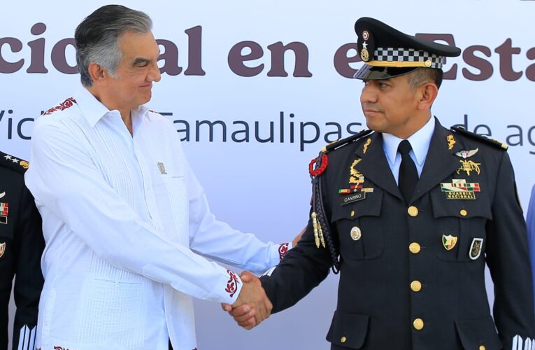 Reconoce Américo labor de la Guardia Nacional en Tamaulipas; atestigua llegada del nuevo coordinador estatal