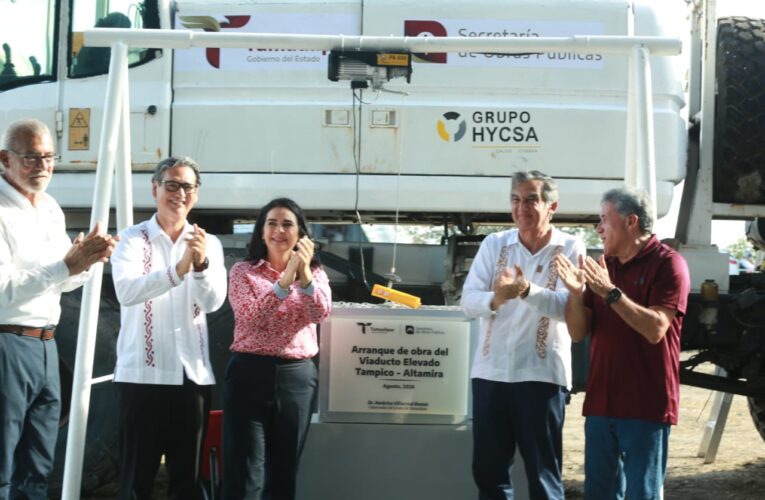 Arranca Américo construcción del viaducto elevado Tampico-Altamira, obra histórica para el sur