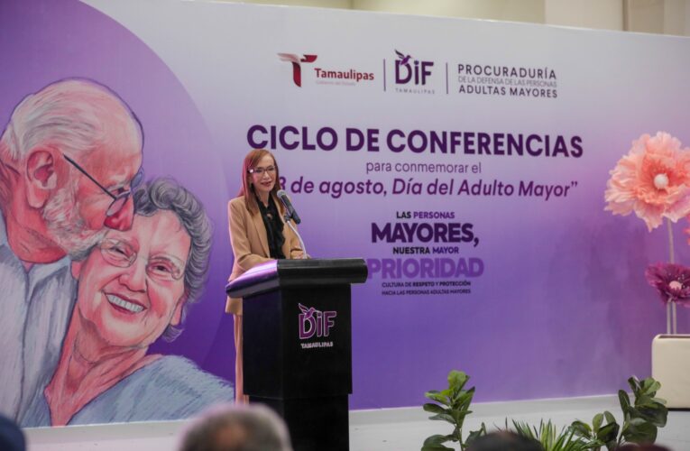 Fortalece DIF Tamaulipas atención y protección de personas adultas mayores