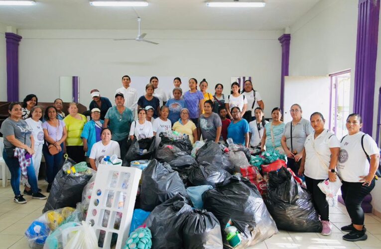 Con la recolección de dos toneladas de plástico, arranca SEDENER la campaña para la Economía Circular en Tamaulipas