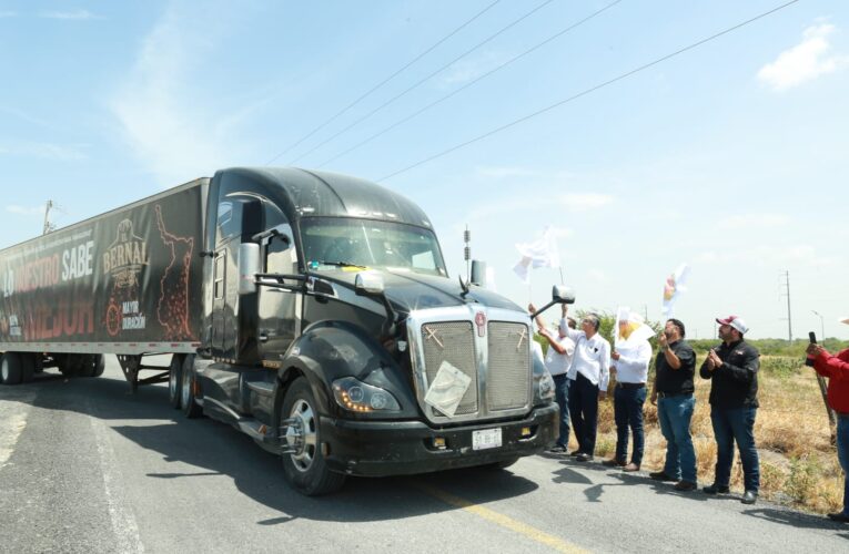 Da Américo banderazo a primer embarque de carbón tamaulipeco a Estados Unidos