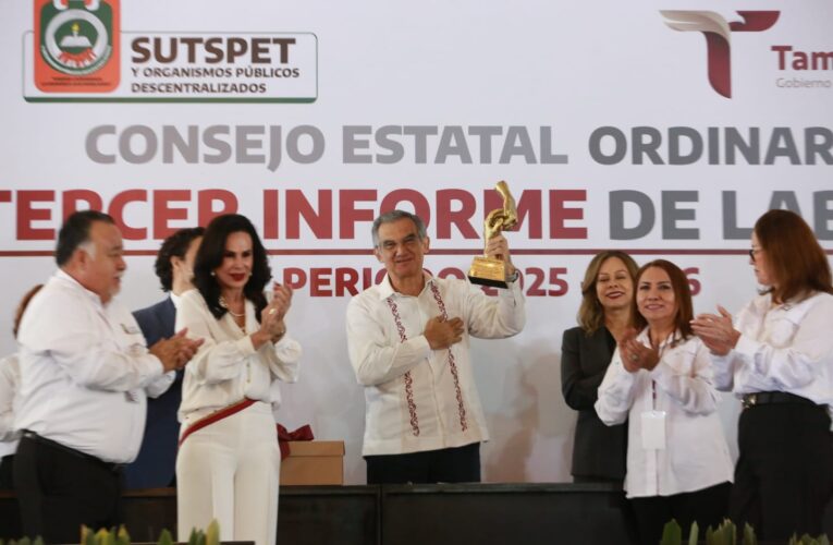 Tamaulipas, único estado en garantizar pensiones a las y los trabajadores por los próximos 25 años: Américo