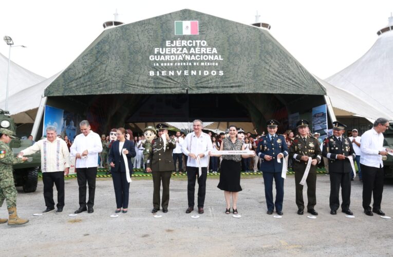 Reconoce Américo contribución de las Fuerzas Armadas a los avances en seguridad de Tamaulipas