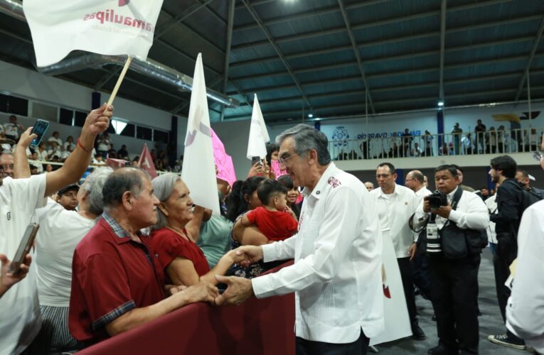 En Río Bravo, Américo refrenda que la transformación se construye con unidad y trabajo colaborativo