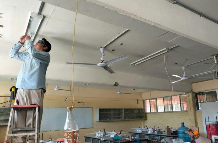 Supervisa ITIFE rehabilitación de la Secundaria General No. 7 en Ciudad Madero