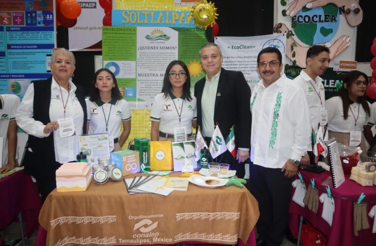 Triunfan estudiantes tamaulipecos en los Premios Jóvenes Emprendedores CONALEP 2026