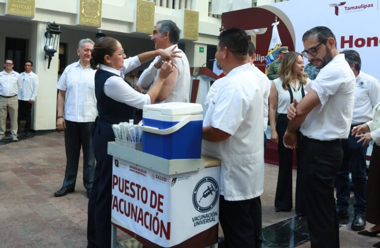 Pone en marcha Américo Campaña Estatal de Vacunación 2026