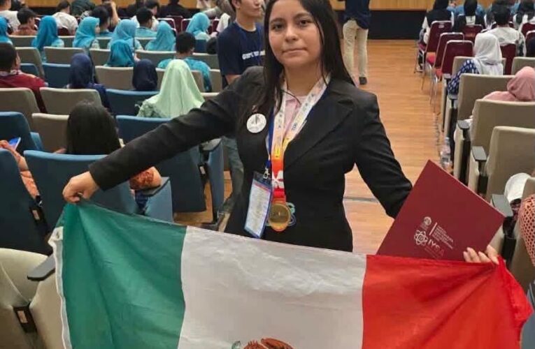 Conquista estudiante tamaulipeca medalla de oro en certamen internacional de ciencia y tecnología